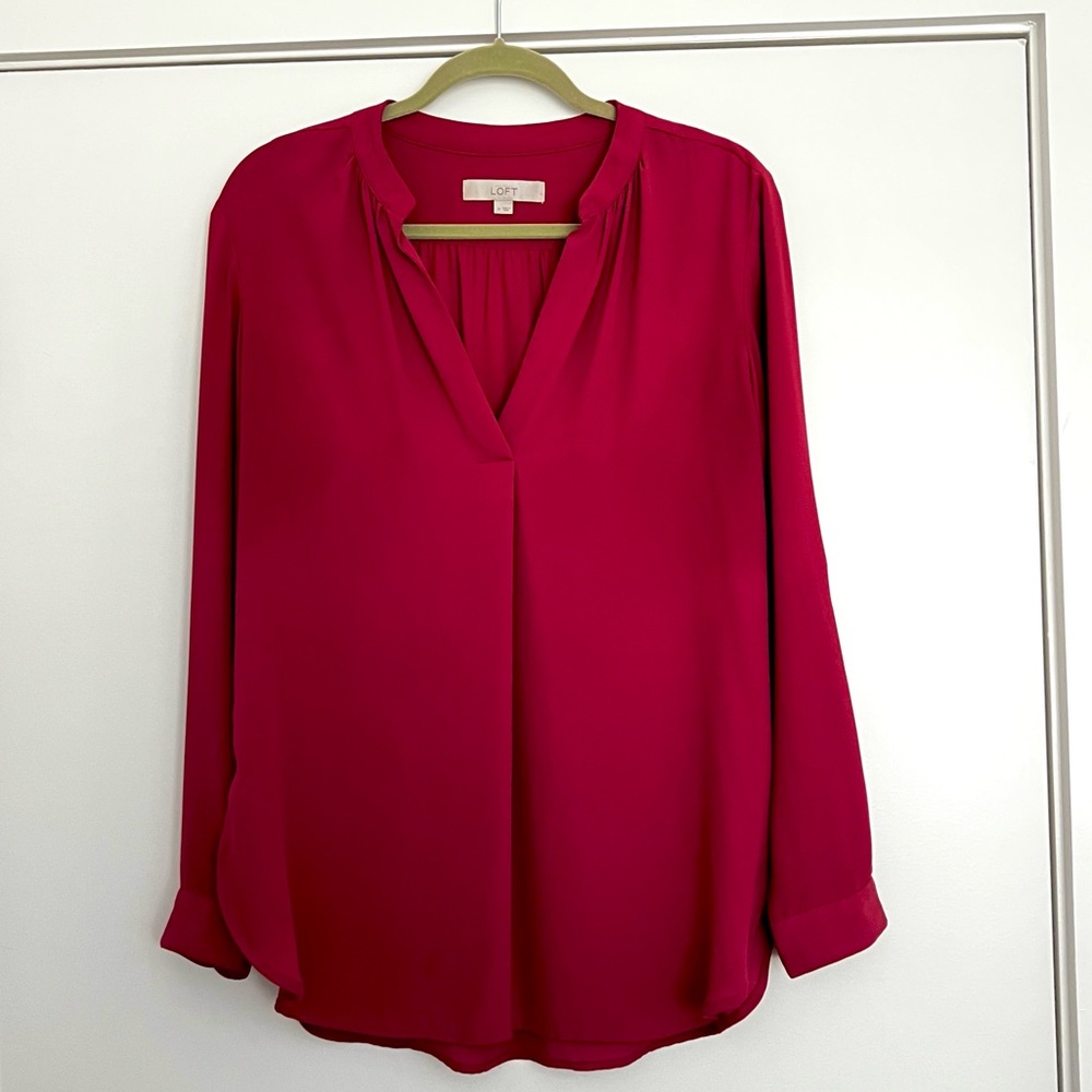 Magenta Blouse